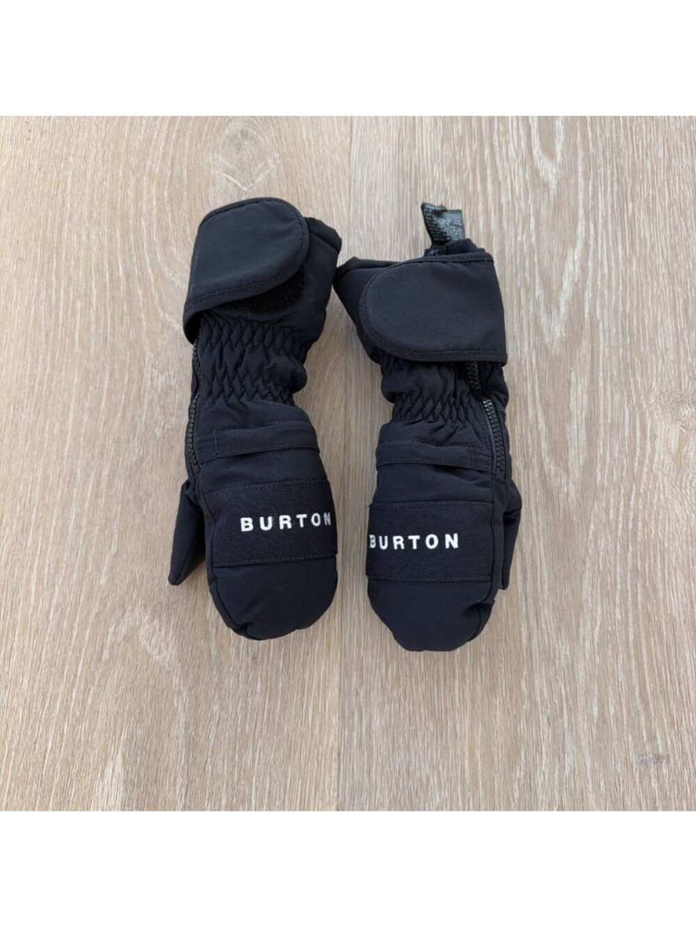 Burton Toddlers Mittens Grommitt Snow Black Style #15189 Size 5/6 (4)